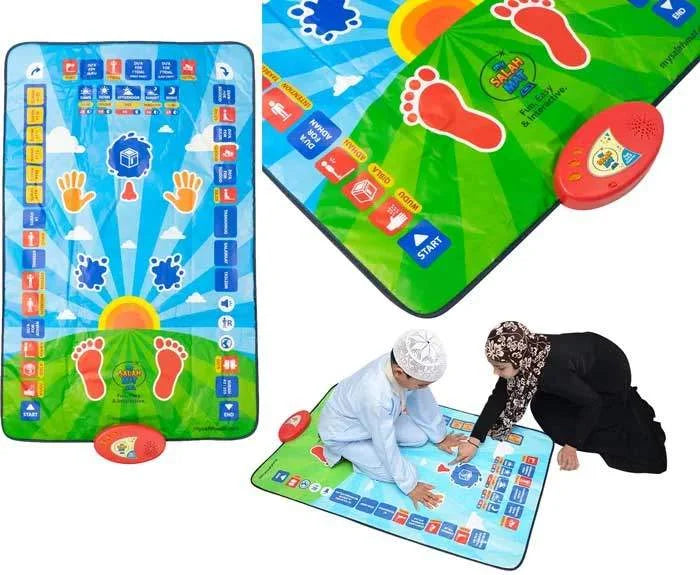 Educational interactive prayer mat / salah mat for kids