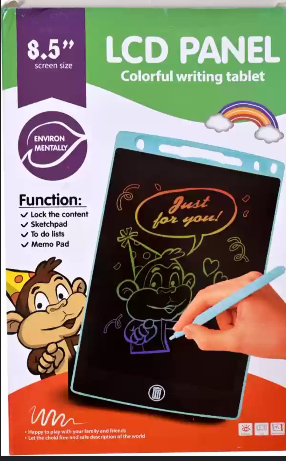 Writing LCD Drawing 8.5 Inch Multicolor Screen Tablet Available in 10inch, 12inch sizes Also No Ratings