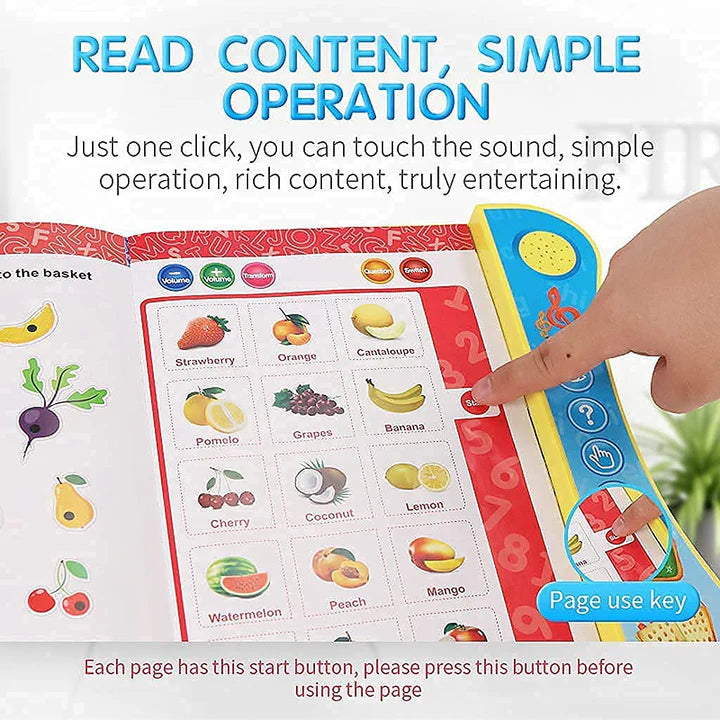 KIDS STUDY BOOK /  Early Education Educational Toys | Intelligence Book for Kids